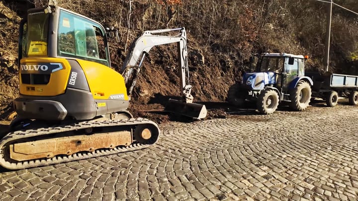 Strada Mociur, Reșița (februarie 2025) Foto: Gabriel Găină